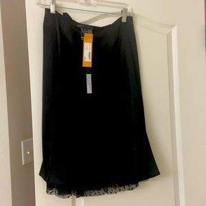 New Silk Skirt Yansi Fugel size 4 black